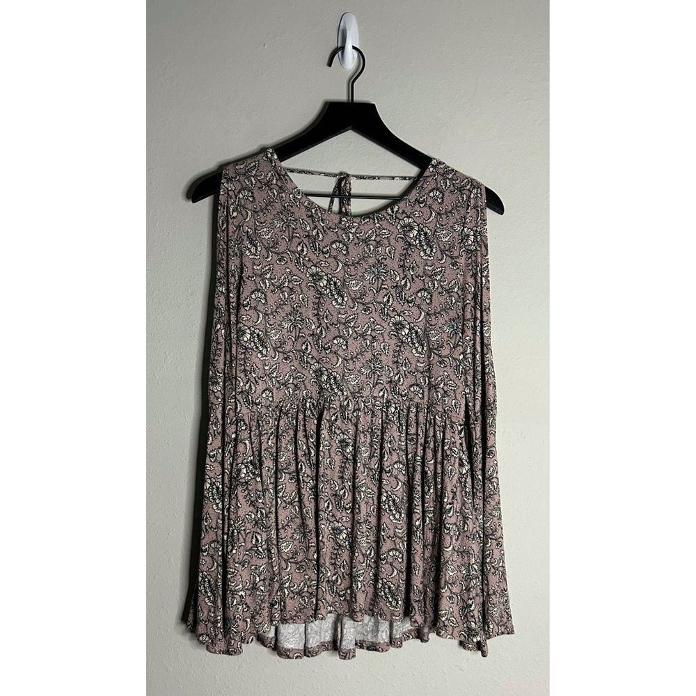 American Eagle Soft & Sexy Open Back Bell Sleeve Top